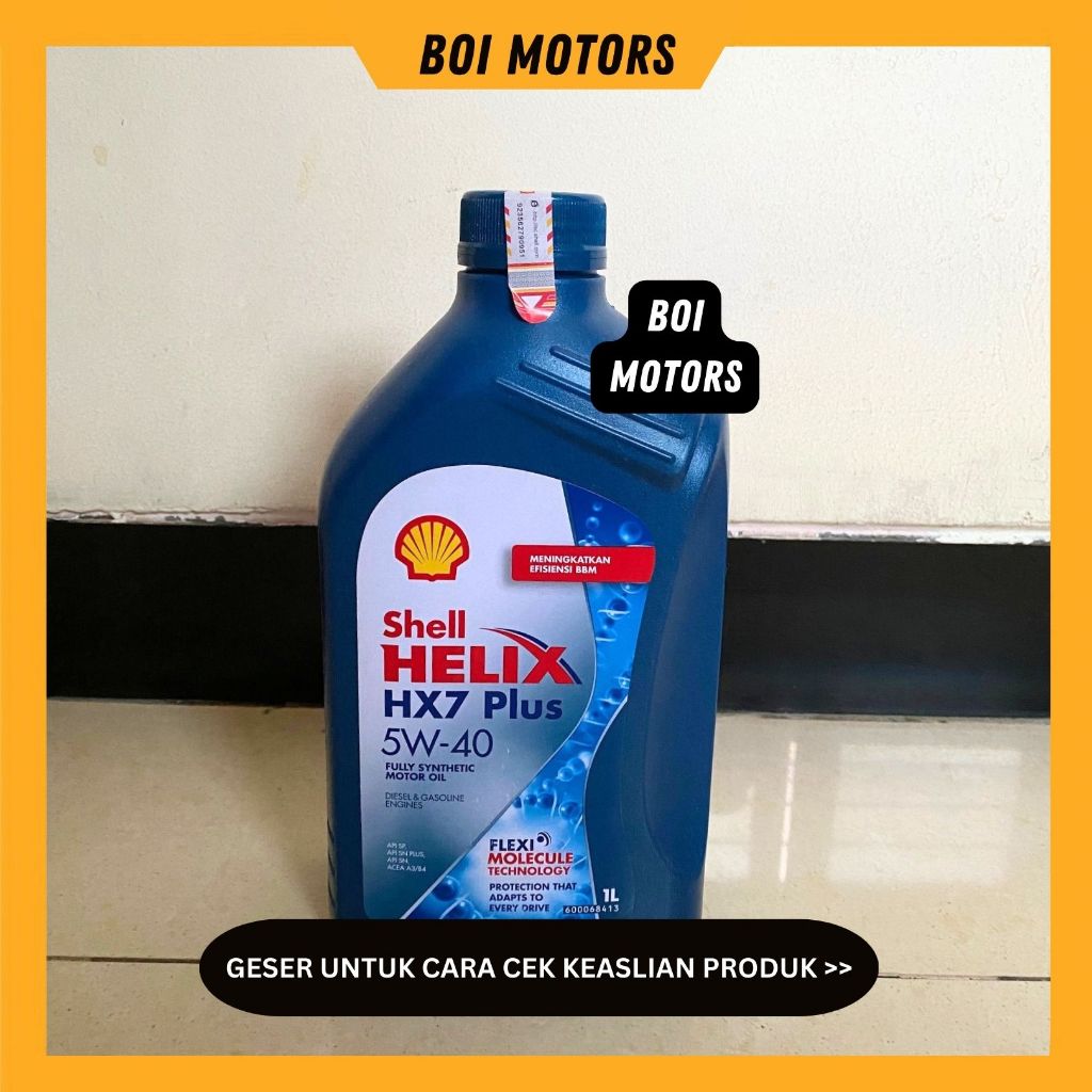 Jual 1 LITER - SHELL HELIX HX7 SAE 5W-40 100% ORIGINAL | Shopee Indonesia