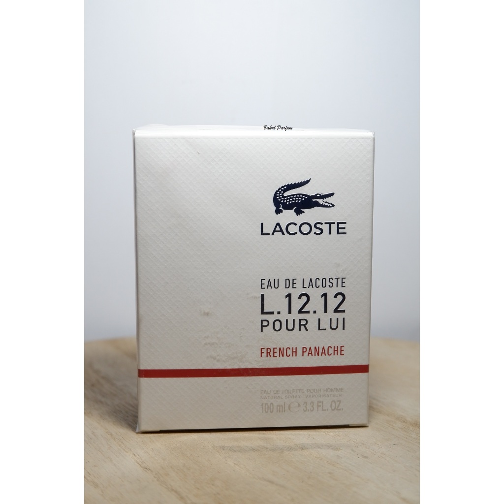 Jual BPOM Lacoste French Panache EDT 100ml Men Shopee