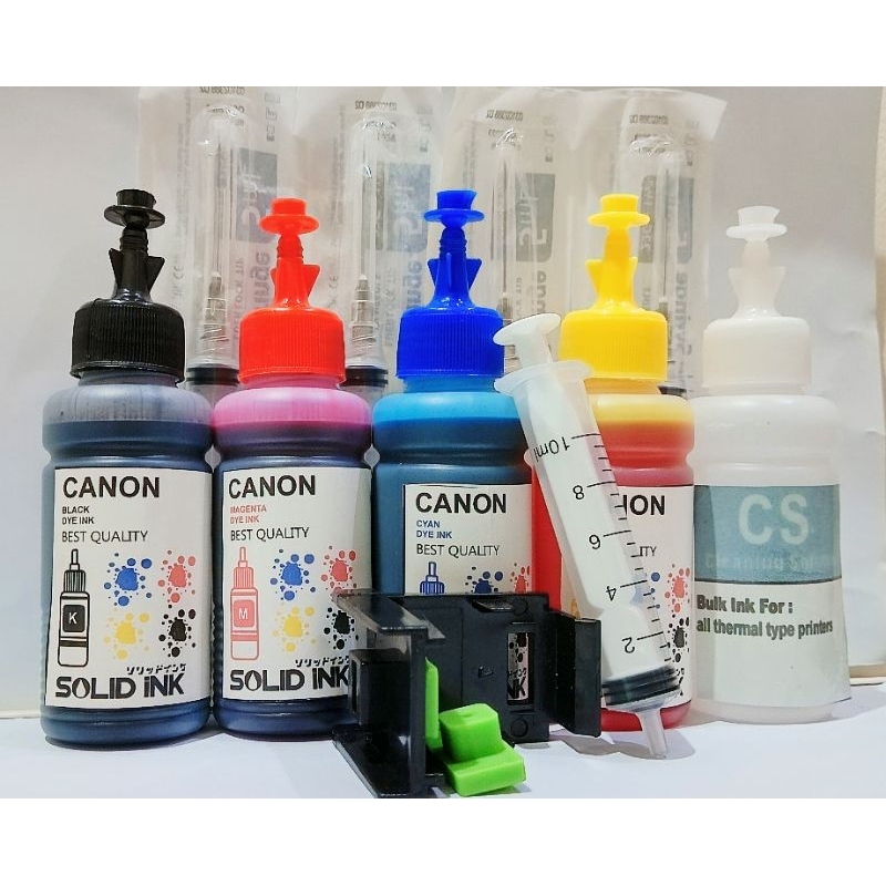 Jual Paket Tinta Canon Ip2770 MP287 4 Warna +Head Cleaner + Toolkit