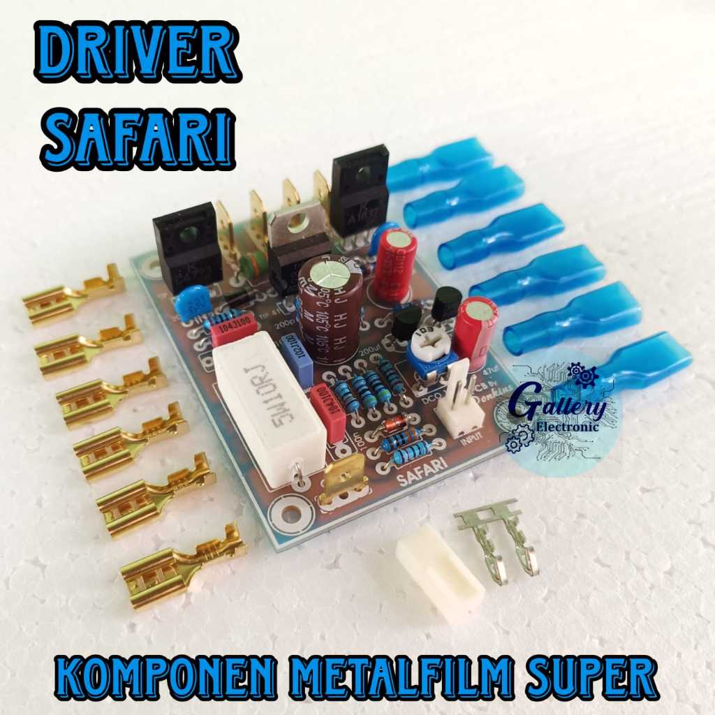 Jual Driver Power Amplifier Safari W Pcb Fr Fiber Komponen Original