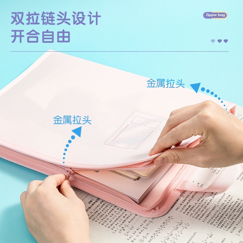 Jual Map Tempat Dokumen Deli Zip Bag Map Anak Sekolah | Shopee Indonesia