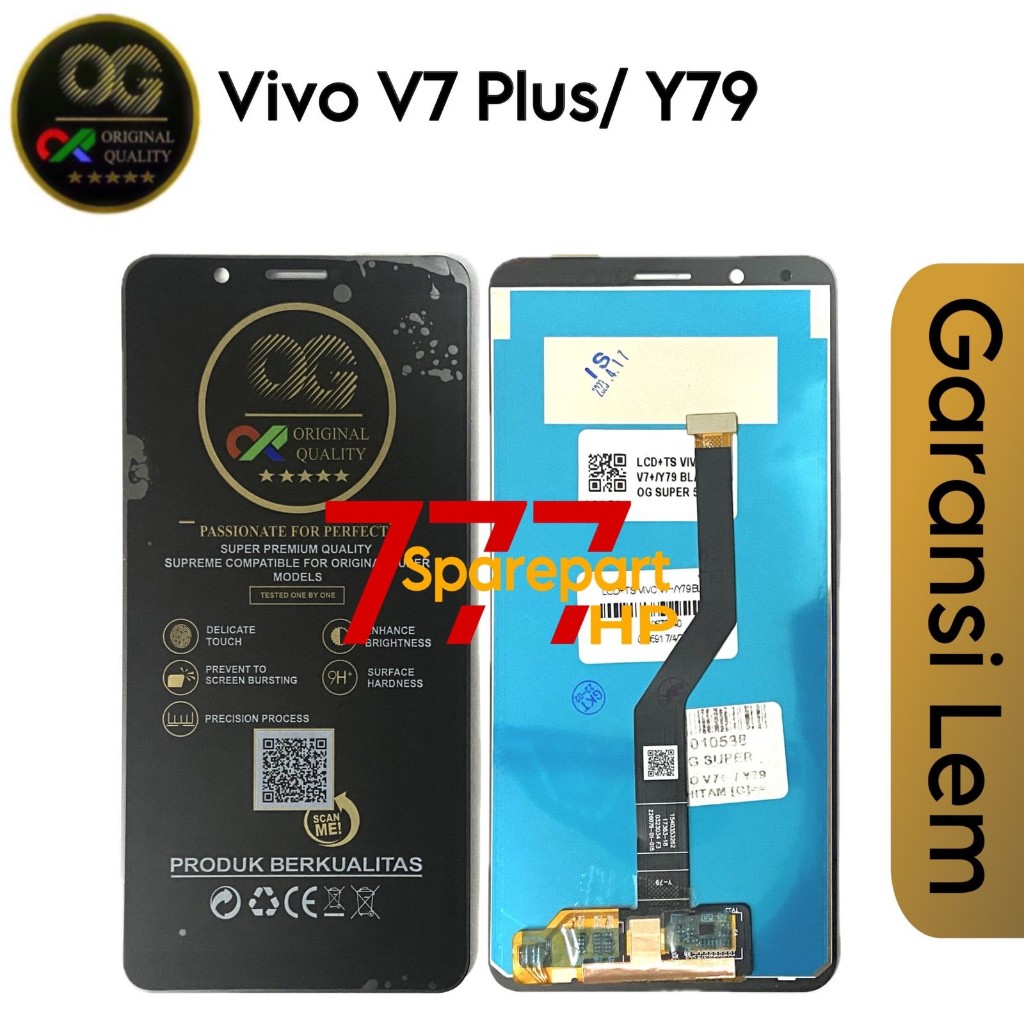 Jual Original Super Og Lcd Touchscreen Fullset Vivo V7 Plus V7 1716 1850 Y79a 7469