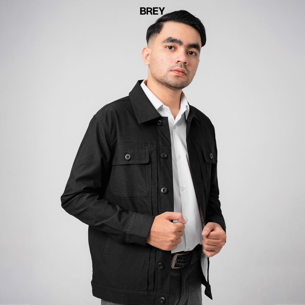 Jual BREY Jaket Pria Trucker Rex Jacket Motor Touring | Shopee Indonesia