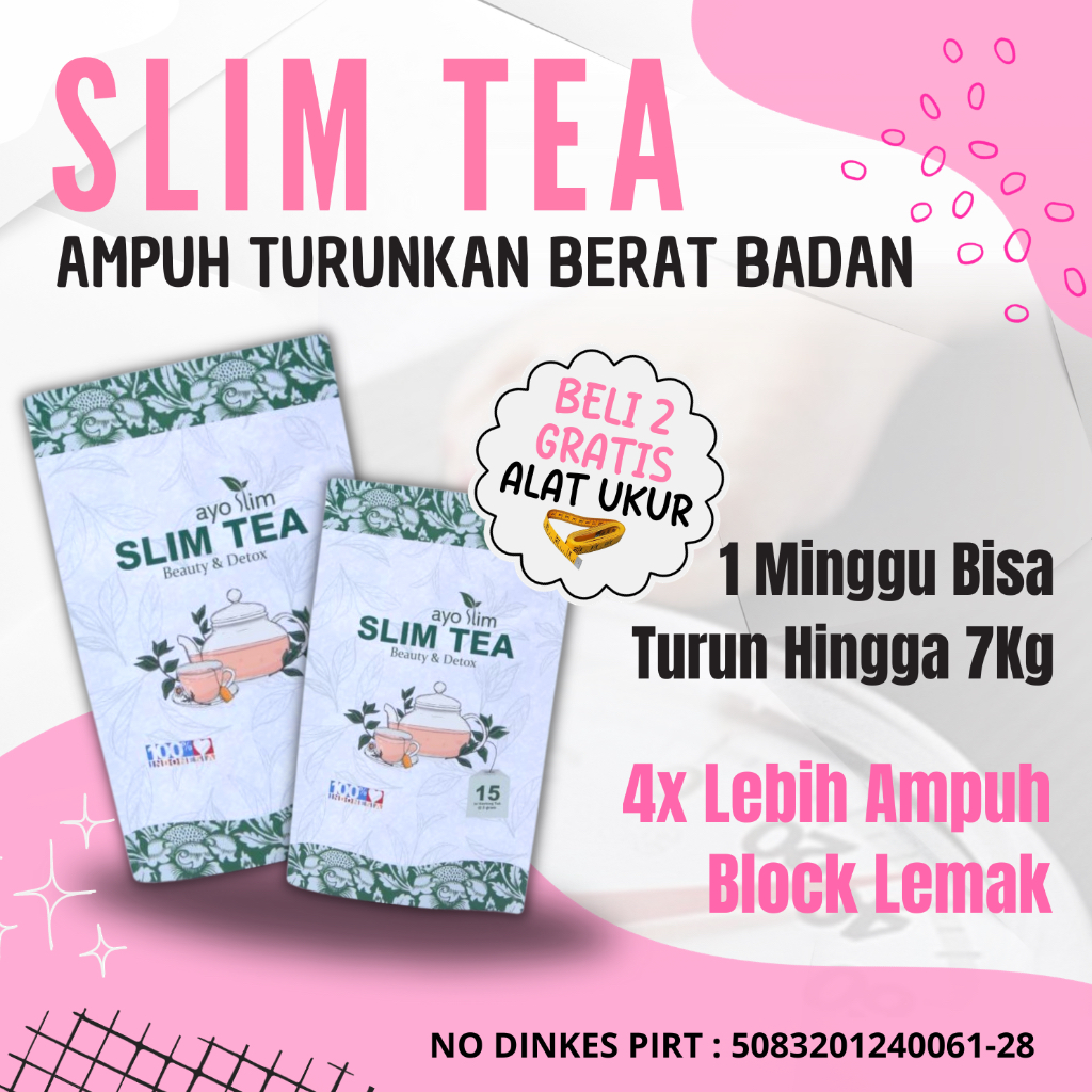 Jual Teh Pelangsing Herbal Alami Teh Detoks Teh Diet Slimming Tea Ampuh ...