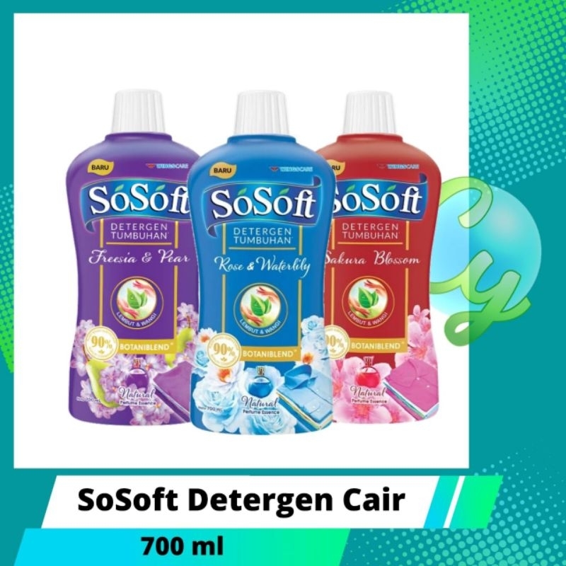 Jual SoSoft Deterjen Cair 700ml | Shopee Indonesia