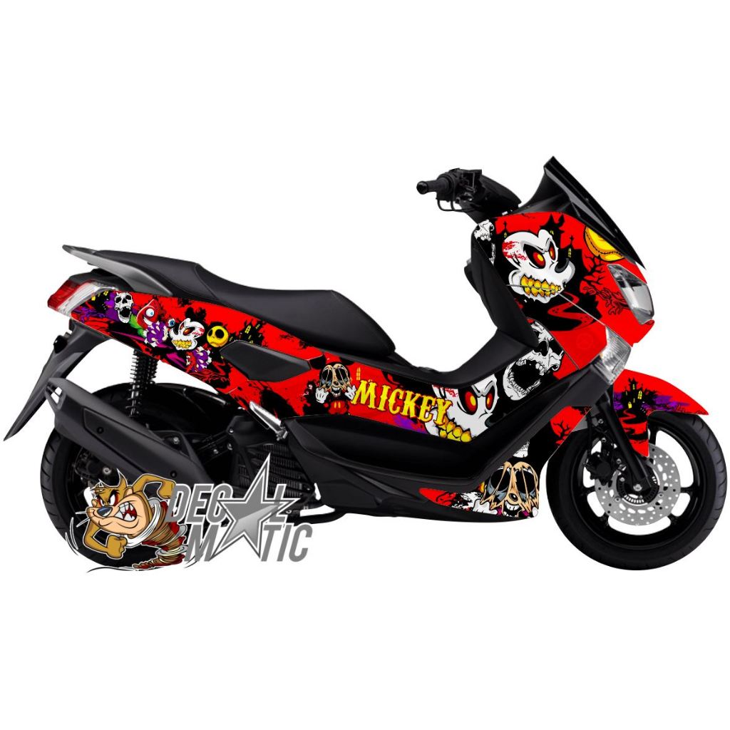 Jual Stiker Decal Nmax Full Body N Max OLD / NEW / Turbo Neo - Mickey ...