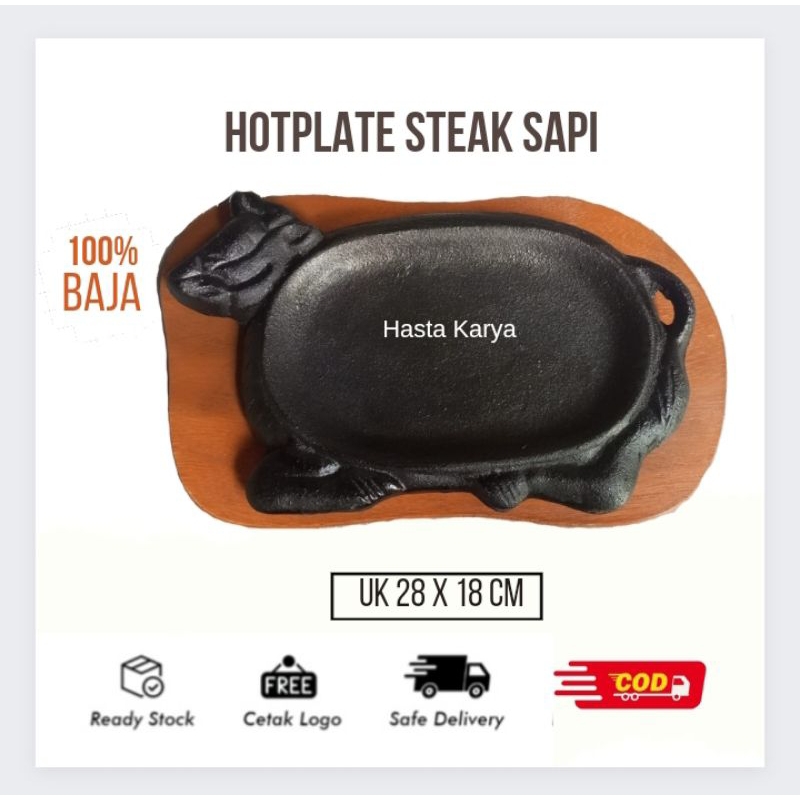 Jual Piring Saji Hotplate Steak / Hot Plate / Piring Steak Hotplate