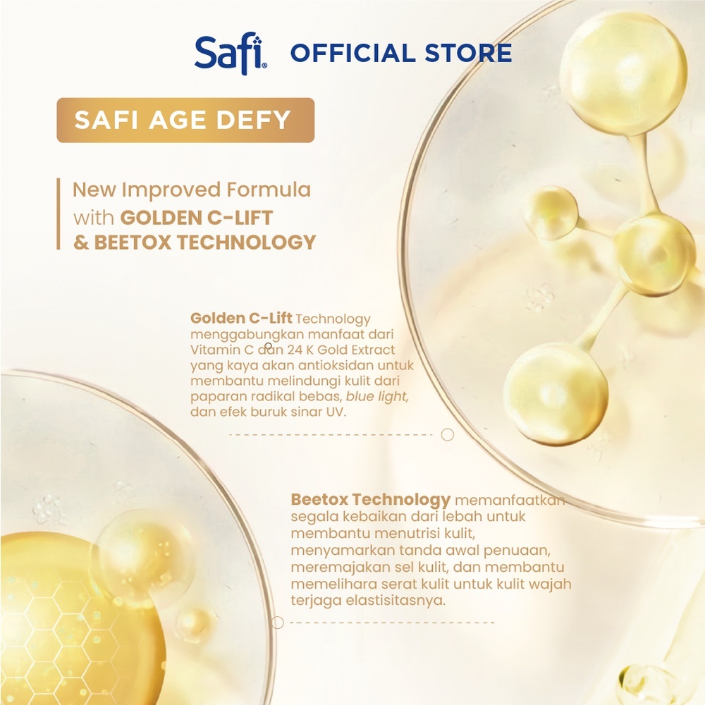 Jual Safi Age Defy Deep Moisturizer 150ml (NEW FORMULA) | Shopee Indonesia