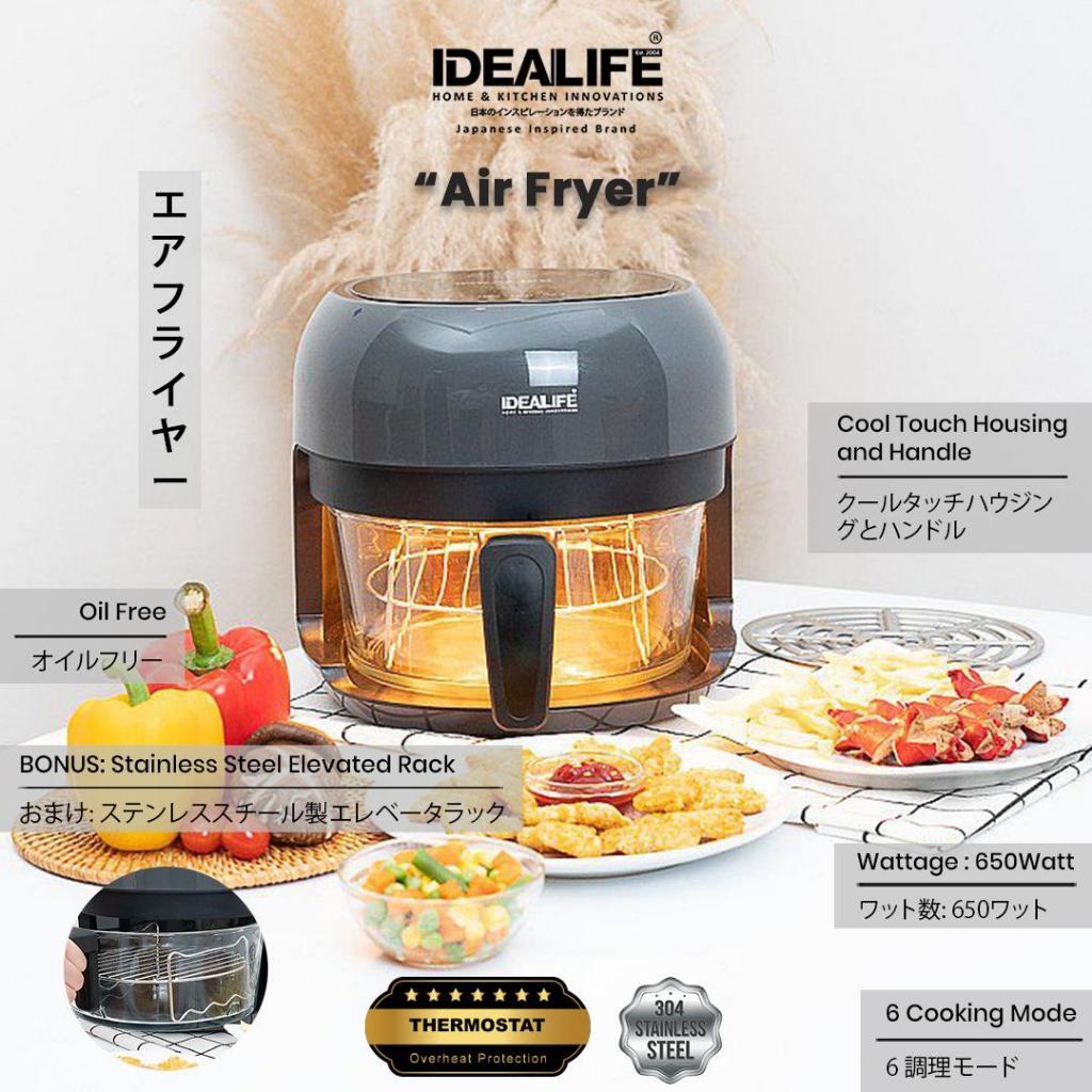 Jual IDEALIFE - Air Fryer – Penggoreng Tanpa Minyak - IL–200B (4L ...