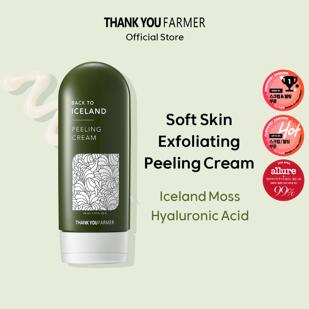 Jual Thank You Farmer Back to Iceland Peeling Cream 150 ml | Peeling ...