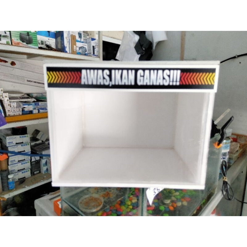 Jual AQUARIUM CHANA bahan pvc dan akrilik ukuran 20*15*15 plus tutup ...