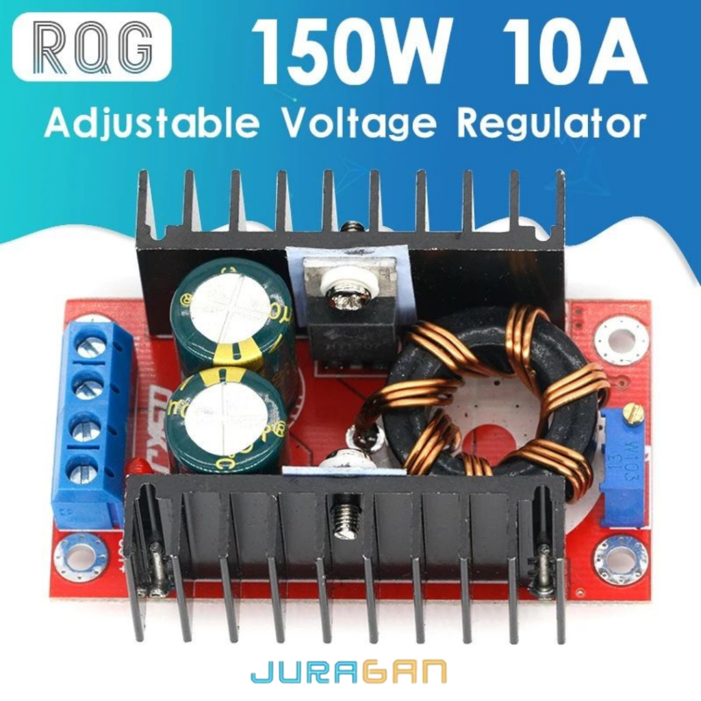 Jual 150W BOOST CONVERTER DC TO DC 10-32V to 12-35V STEP UP VOLTAGE ...