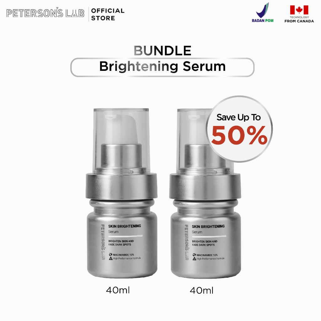Jual Peterson's Lab Bundle 2 Pcs 10 Niacinamide Skin Brightening Serum (40ml) Shopee Indonesia