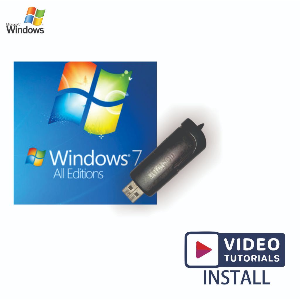 Jual flashdisk bootable windows 7 all edition | Shopee Indonesia