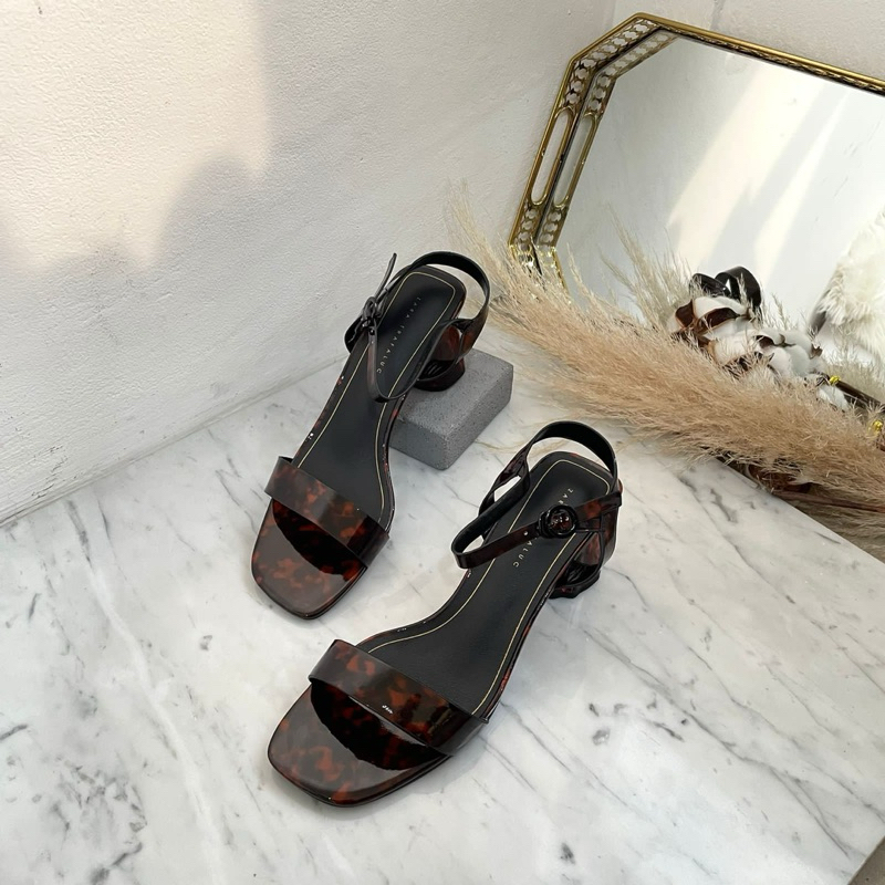 Jual Leopard chunky heels 5cm by Zara import high quality fashion