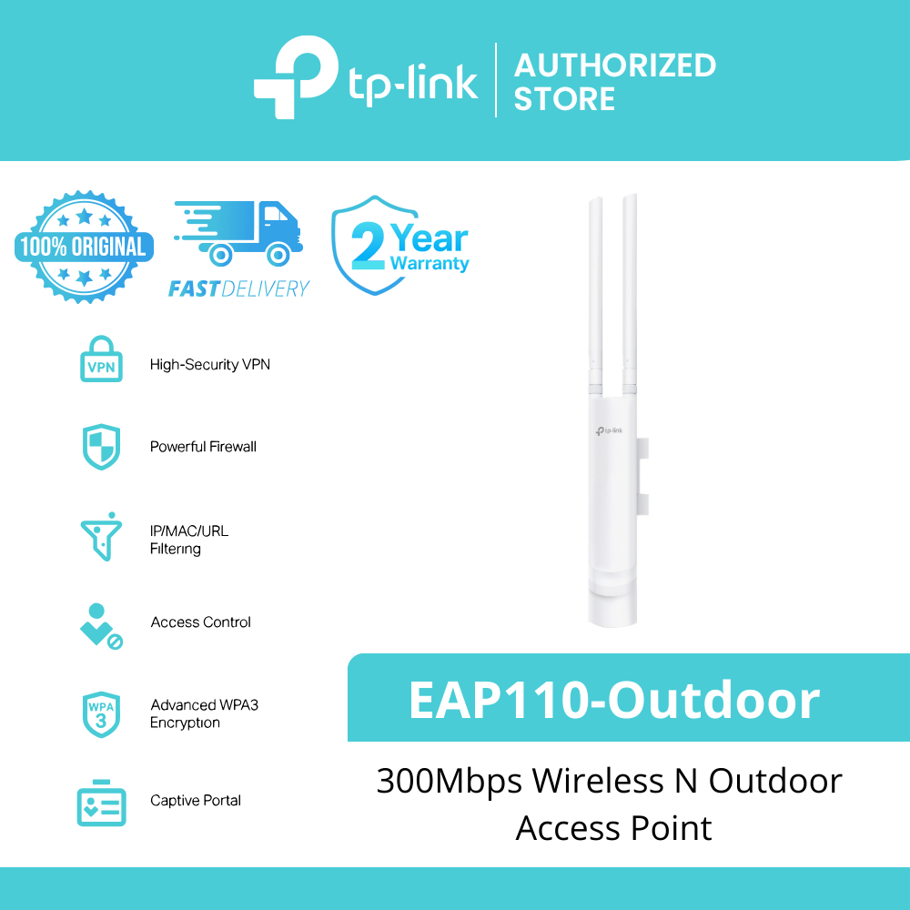 Jual Tp-link EAP110 Outdoor V3 Tinjauan 300Mbps Wireless N Outdoor ...