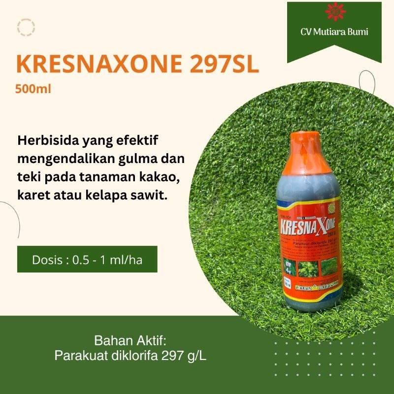 Jual Pestisida Herbisida Kresnaxone Ml Membasmi Gulma Rumput