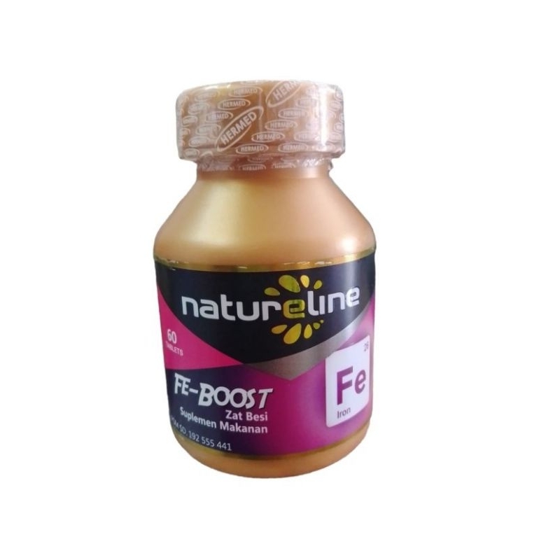 Jual Natureline Fe-Boost / Vitamin Feboost / Zat Besi | Shopee Indonesia