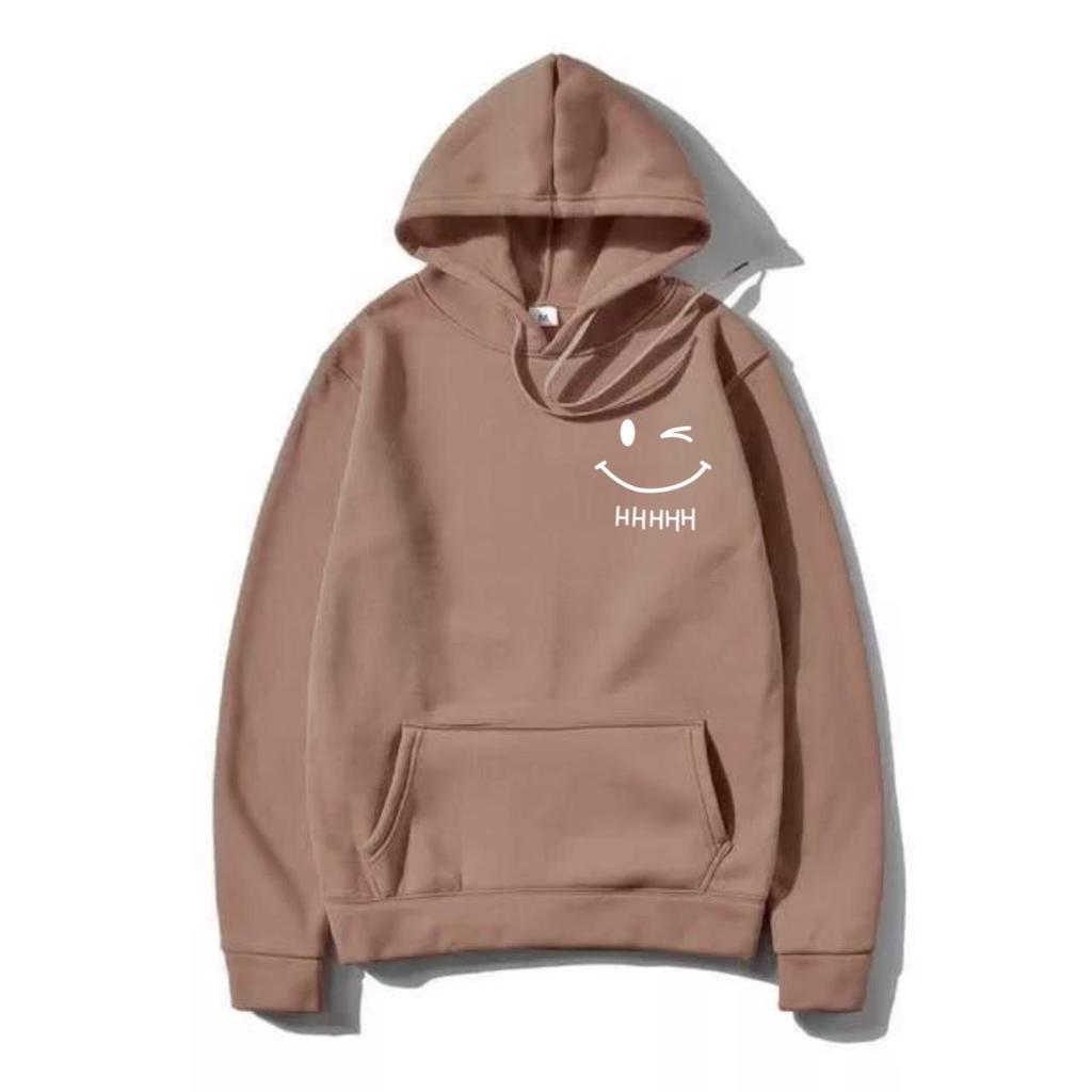 Jual SMILEY HHHH HOODIE JAKET UNISEX SIMPLE DESIGN Shopee Indonesia