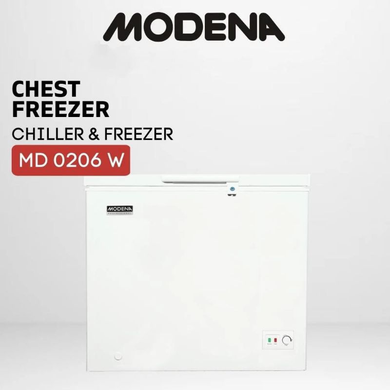 Jual Chest Freezer Box 1 Pintu MODENA 200 Liter MD0206 W Shopee