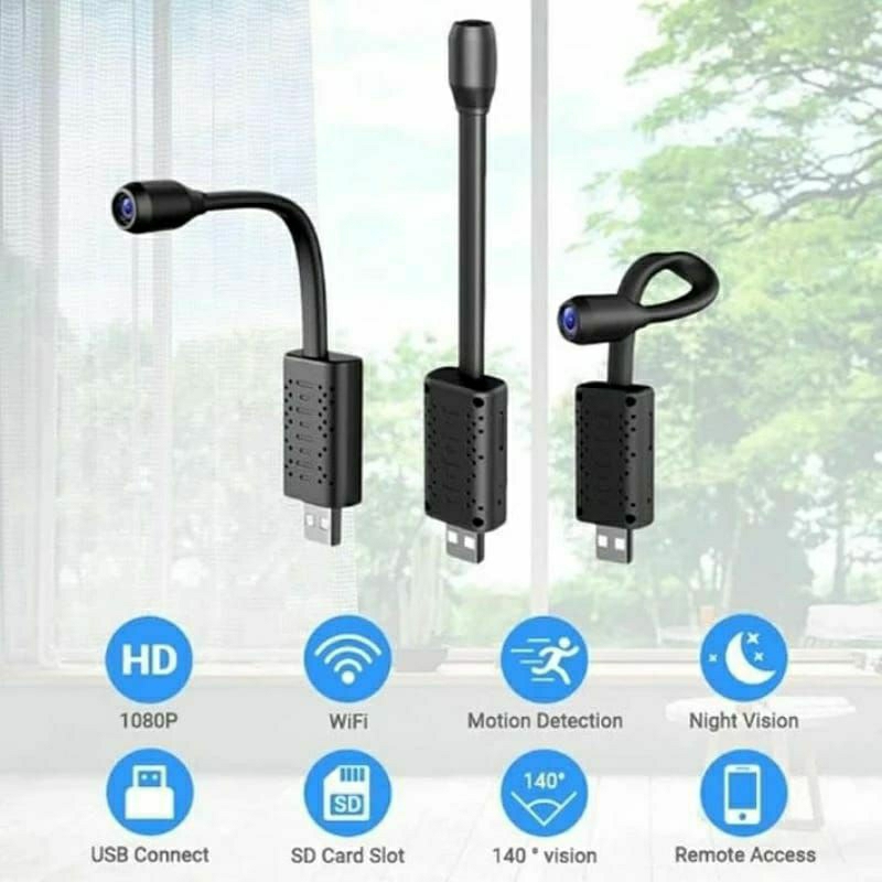 Jual Mini USB Camera / kamera pengintai / spy camera Webcam V380 pro 5 ...