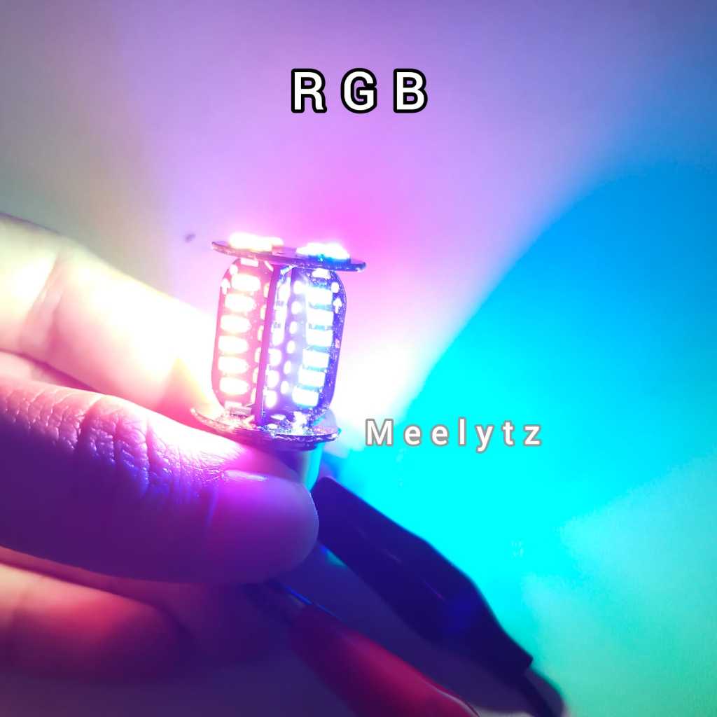 Jual Stop Rem senja running rem kedip 60 LED Socket kaki dua bulat biru ...