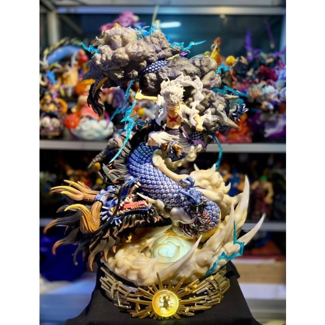 Jual (PO Kak Erwin) Statue Luffy vs Kaido Big Size with LED | Shopee ...