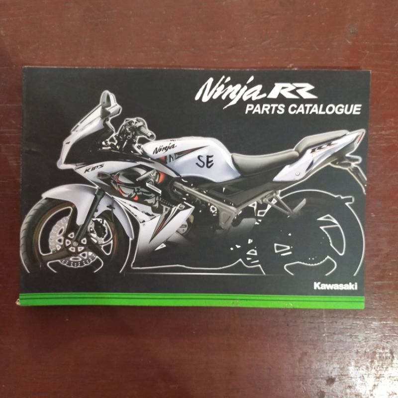 Jual Buku Katalog Sparepart Kawasaki Ninja RR Super Kips SE Tahun 2012 ...
