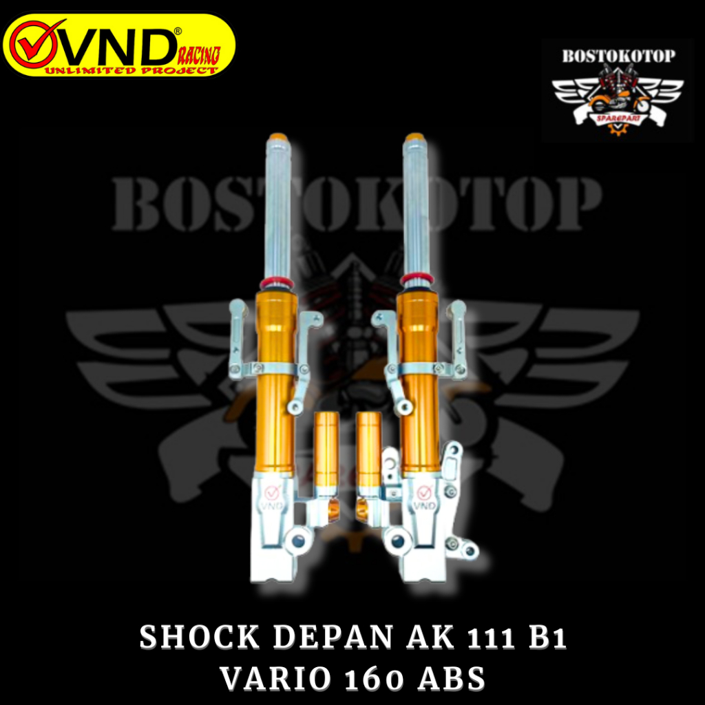 Jual VND Shock Shockbreaker Depan Tipe AK 111 B1 Vario 160 ABS Original ...