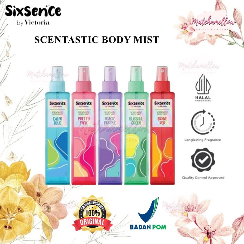 Jual ❄️MATCHA❄️ SIXSENCE BY VICTORIA BODY MIST SCENTASTIC
