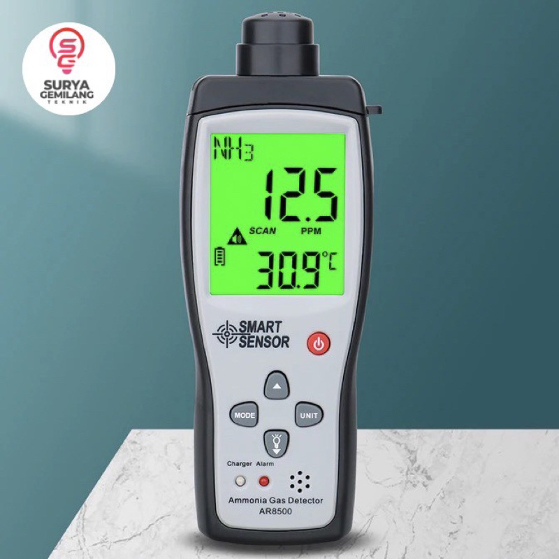 Jual Ammonia Gas Detector Smart Sensor AR8500 Tester Amonia NH3 AR-8500 ...