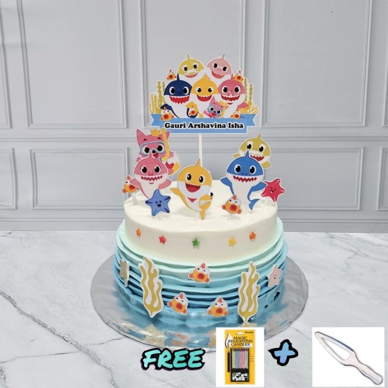 Jual Kue ulang tahun baby shark | Shopee Indonesia