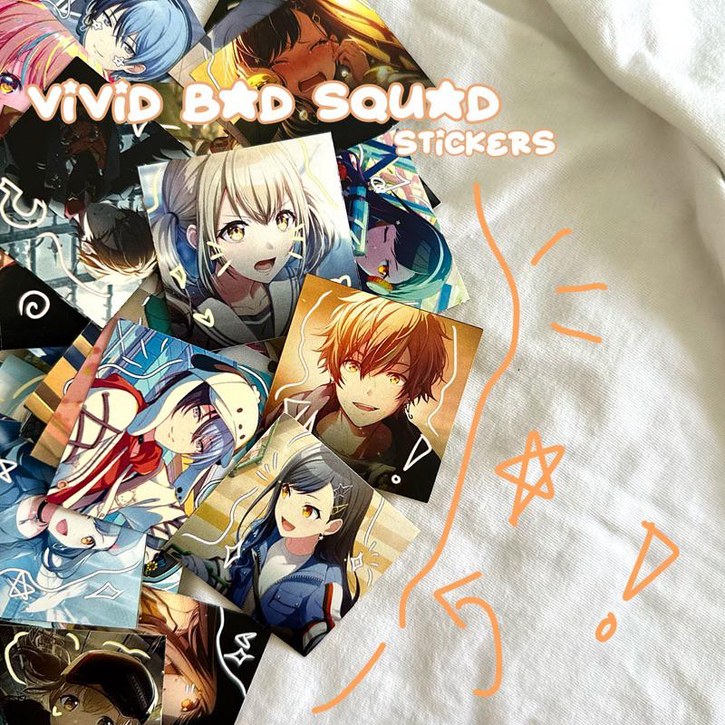 Jual vivid bad squad sticker set | project sekai (toya, akito, an ...