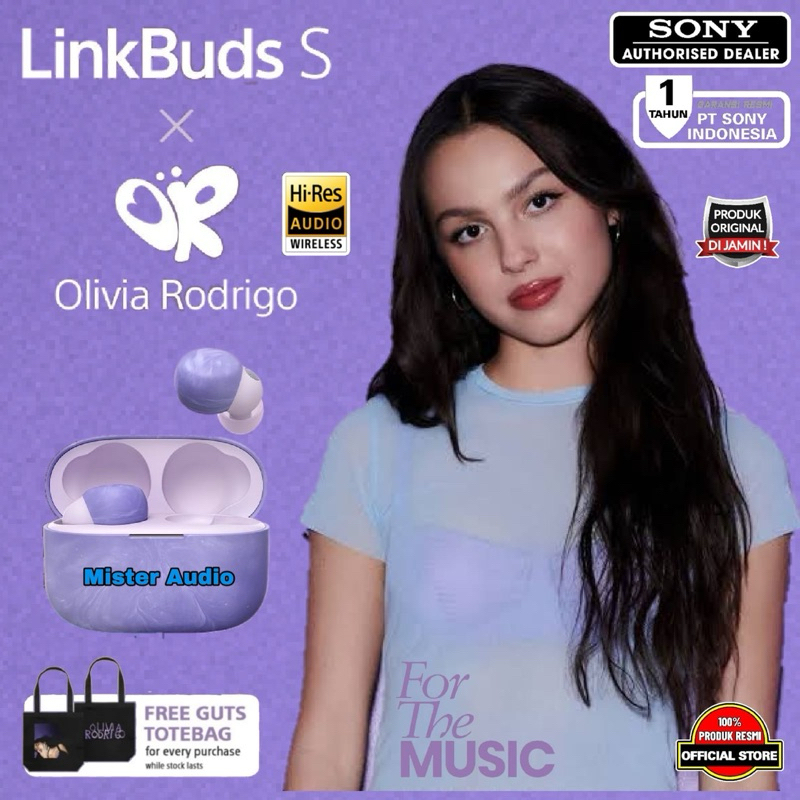 Jual Sony LinkBuds S x Olivia Rodrigo NC Truly Wireless Earbuds TWS