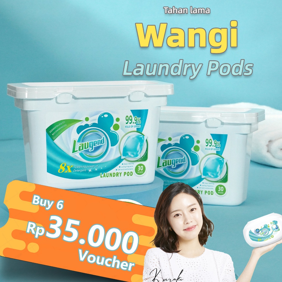 Jual ART V92N Laugend Laundry Pod 8x Cleaning Power Longlasting