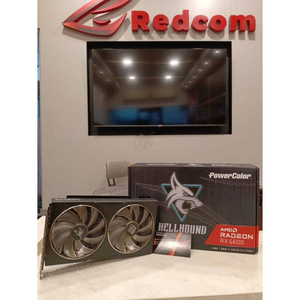 Jual VGA POWERCOLOR HELLHOUND AMD RADEON RX 6600 8GB GDDR6 2ND | Shopee ...