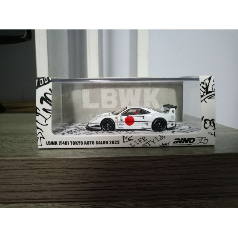 INNO64 1/64 Ferrari LBWK F40 Liberty Walk – Tokyo Auto Salon 2024 – Scellé