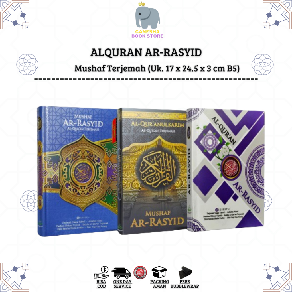 Jual Alquran Ar Rasyid Quran Terjemah Dan Tajwid Disertai Asbabun Nuzul ...