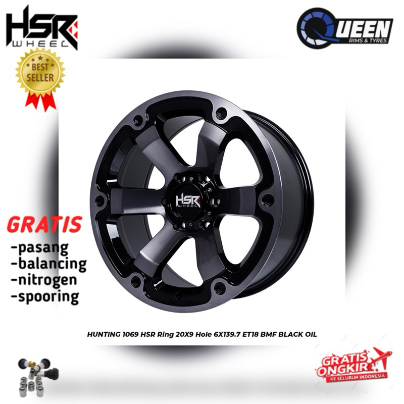 Jual VELG SEMI OFFROAD R20 HSR HUNTING Untuk Mobil Pajero Fortuner