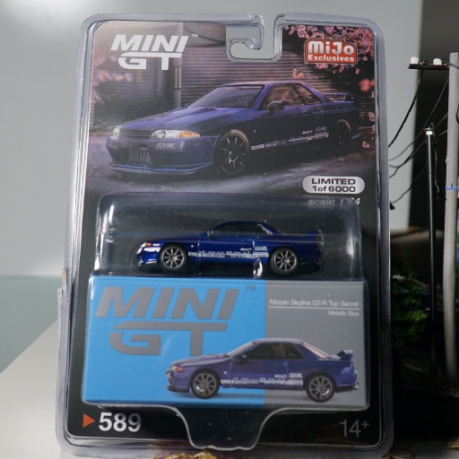 Jual Mini GT Nissan Skyline GT R R32 Top Secret Metallic Blue Blister ...