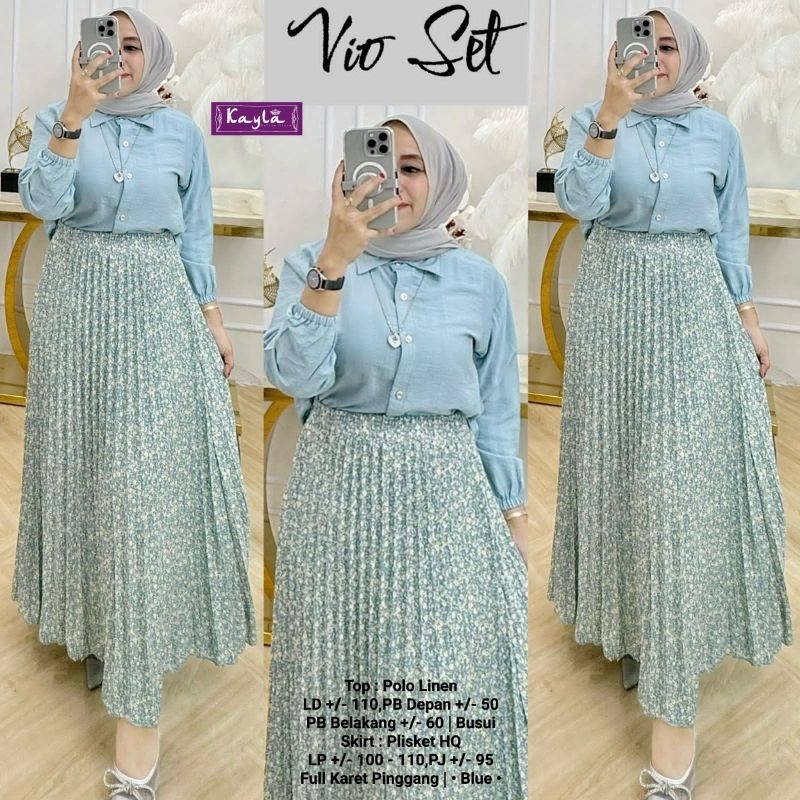 Jual One Set Rok Vio Set by Kayla | Shopee Indonesia