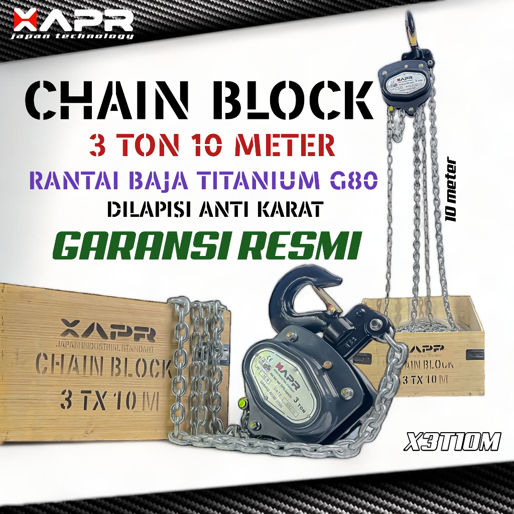Jual APR CHAIN BLOCK KEREKAN KATROL 2 TON 5 METER POWERTOOLS OFFICIAL ...