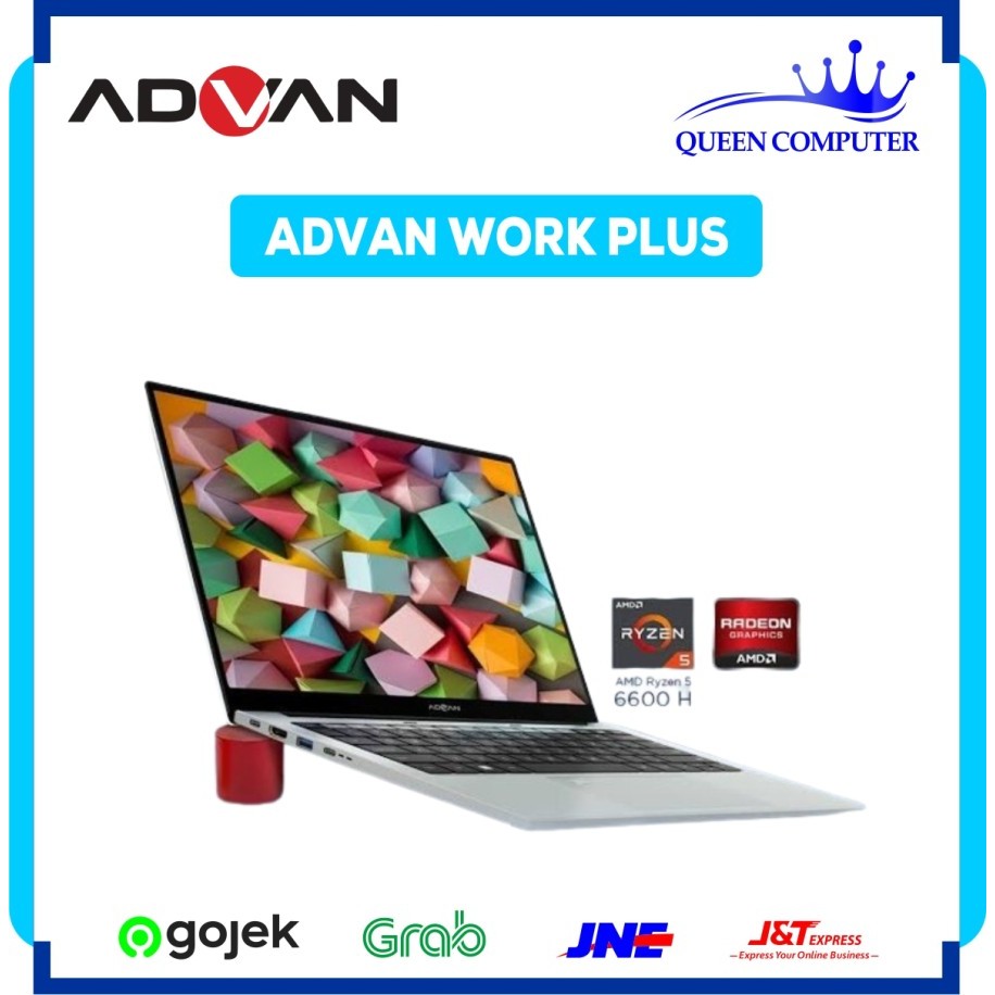 Jual Laptop Advan WorkPLus Ryzen 5 6600H 16GB 512G Windows 11 Garansi ...