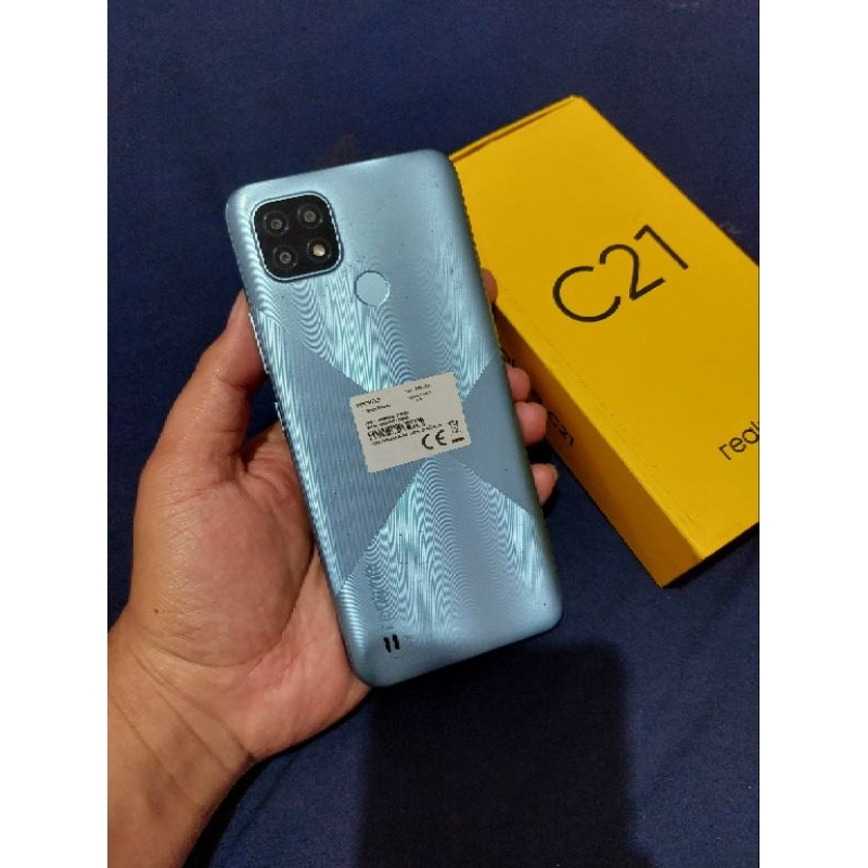 Jual realme c21y 32gb resmi fulset lengkap ram 3gb 4G normal murah ...