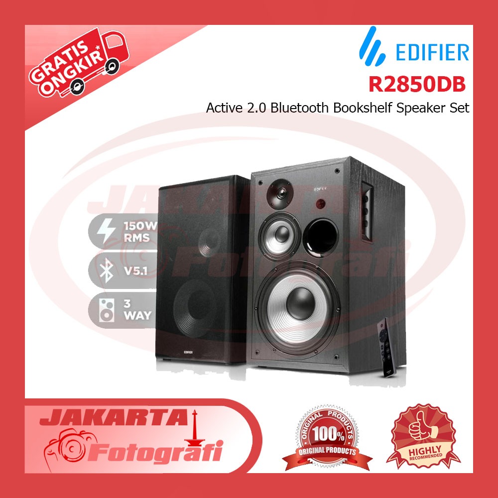 Jual Edifier R2850DB Active 2.0 Bluetooth Bookshelf Speaker Set ...