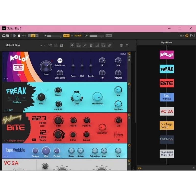 Jual Guitar Rig 7 Aplikasi Plugin VST Visual Instrument Shopee Indonesia