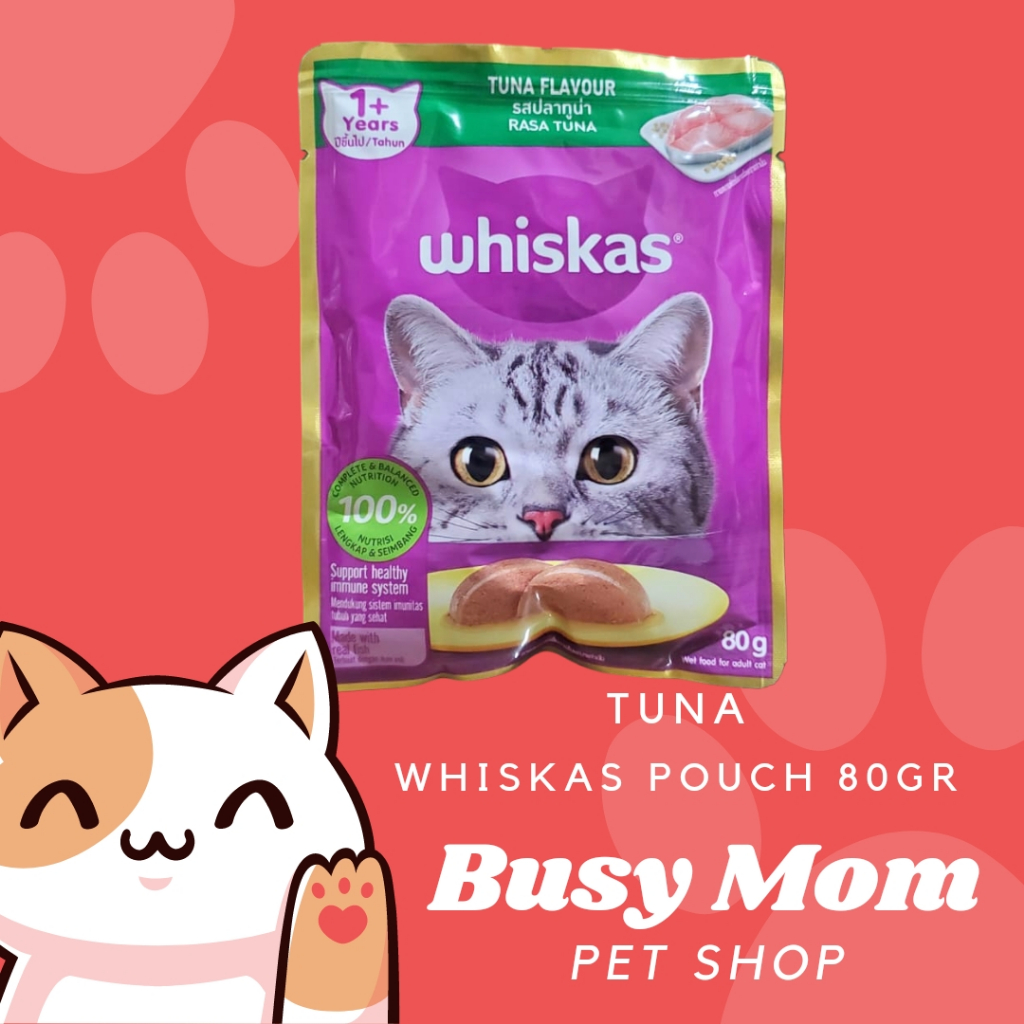 Jual Whiskas Pouch Junior Adult 80gr Sachet Makanan Kucing Basah Kitten