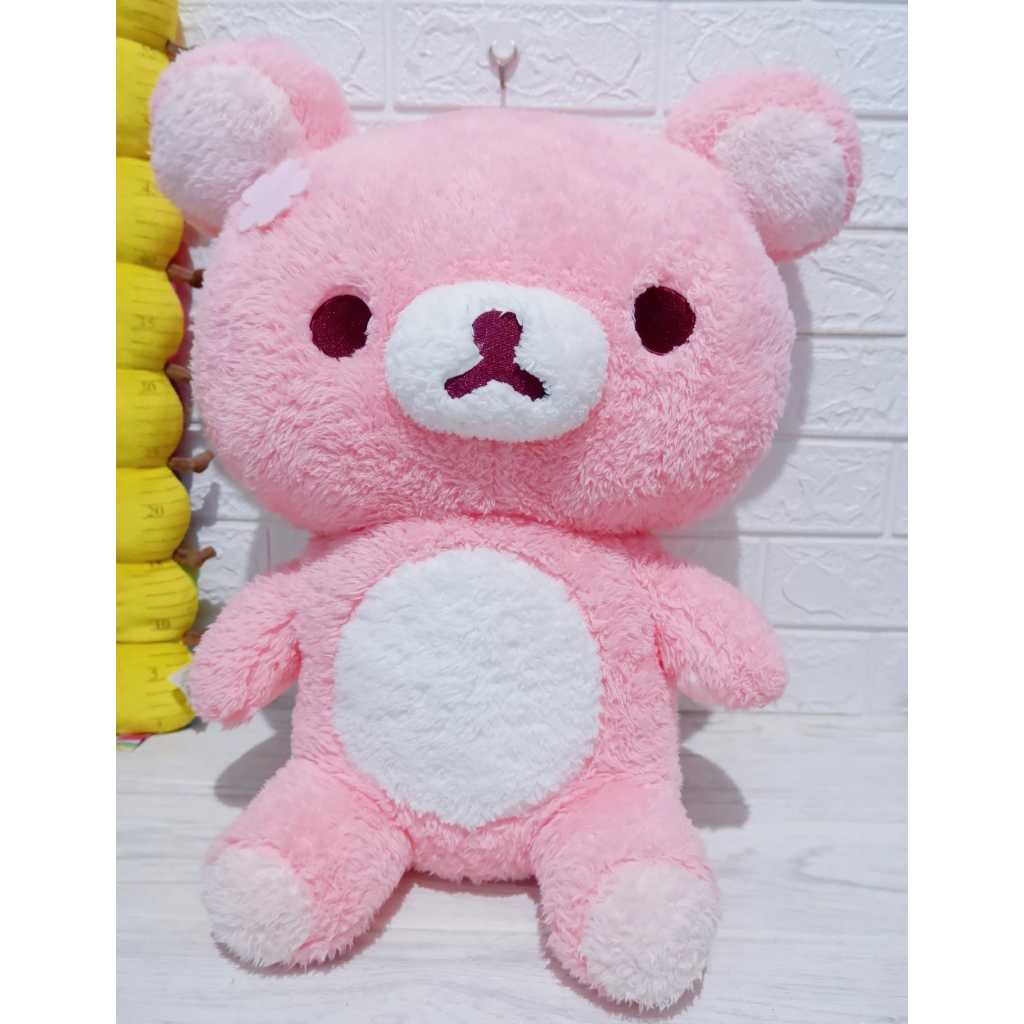 Boneka Rilakuma Rilla Rillakuma Rilakkuma Pink Sakura Original