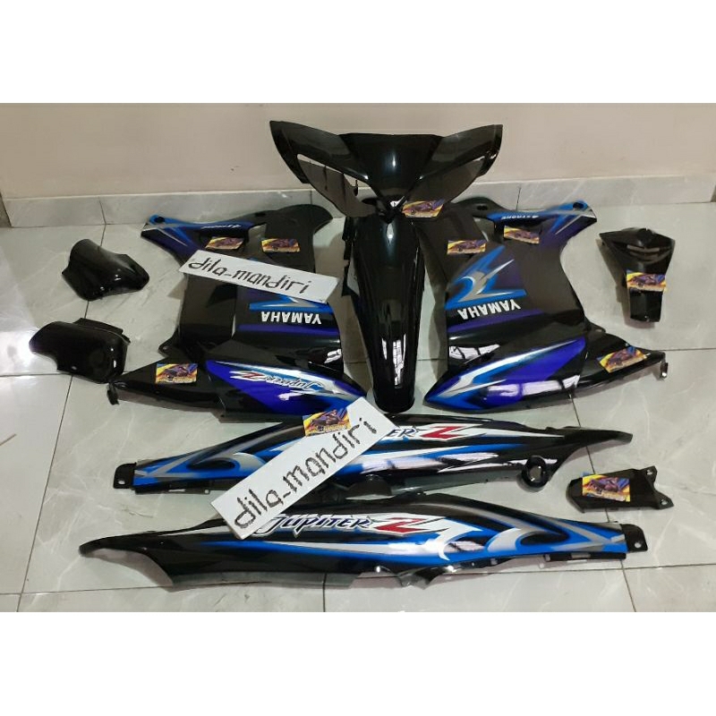 Jual Full Set Body Halus Jupiter Z New Burhan Plus Striping Ready All