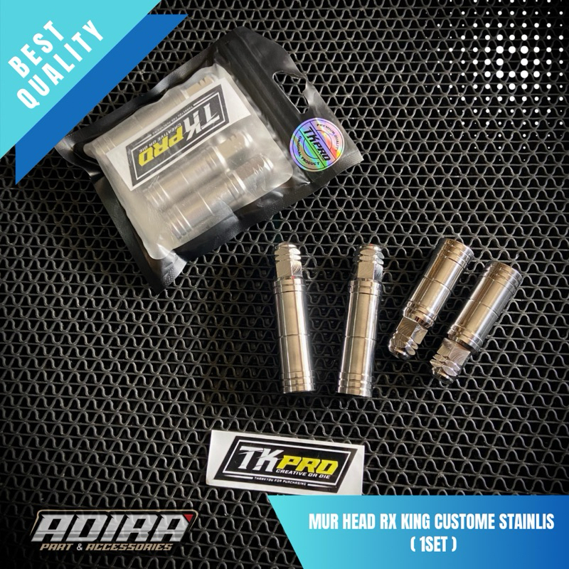 Jual Mur head Rxking Stainless ( 1set / 4pcs ) | Shopee Indonesia